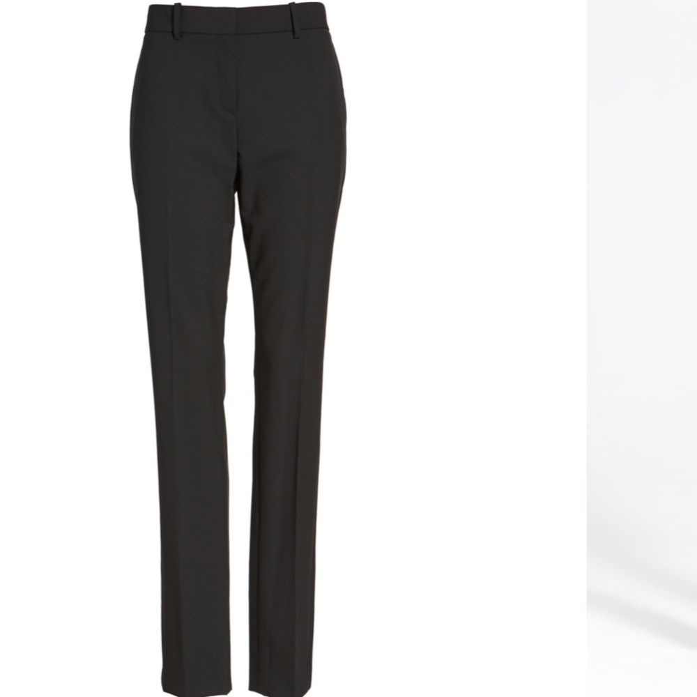 THEORY Icon “Super Slim” Wool Pants, Size 00, NWT